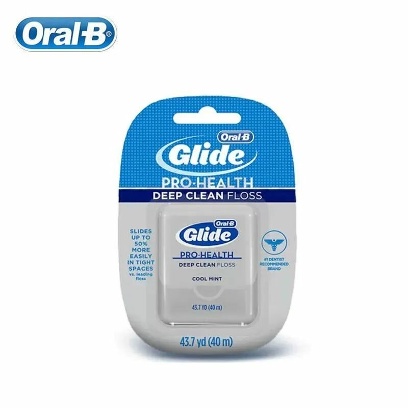 Изображение Зубная нить "Oral-B" Glide Pro-Health, нейлон, синтетическая, шелковисто-гладкая