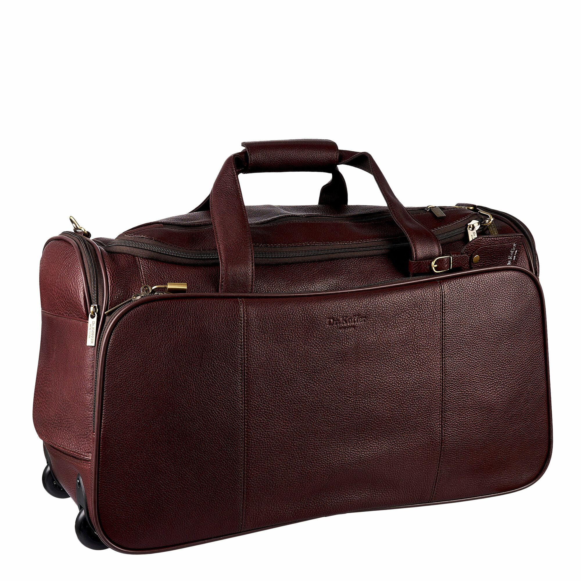 Сумка дорожная Dr.Koffer, 52х35х55 см, коричневый