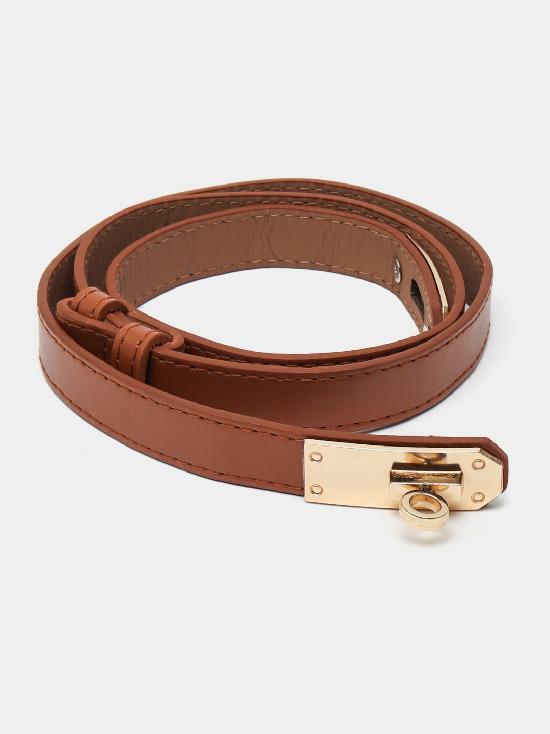 Механизм , фактура лаковая, матовая, гладкая, размер M, коричневый — фото 1