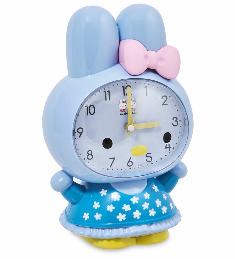 Будильник 'Зайка' голубой