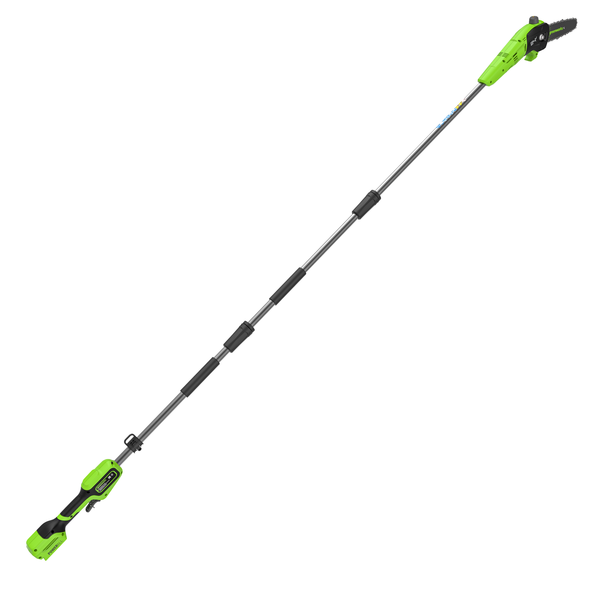 Высоторез/Сучкорез аккумуляторный GreenworksG24PS201, 24V, 20 см, без АКБ и ЗУ , 1402607
