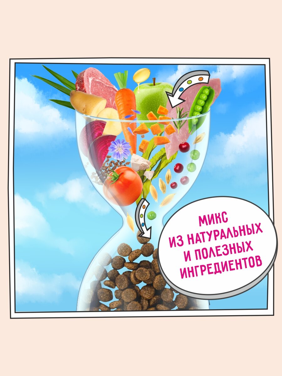 Корма Для Собак Xiaomi Корм для собак сухой мелких пород кастрированных с избыточным весом ZILLII (Зиллии), 2 кг Индейка с Ягненком