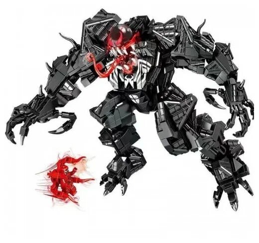 Конструктор MARS "Веном", 810 элементов, 4 минифигурки, развивающая игра — фото 1