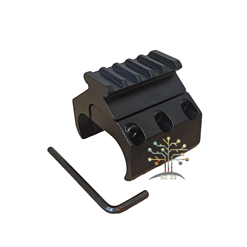 Кронштейн-крепление оружейный /Кронштейн База Weaver на ствол ружь/Крепление для ствола с планкой Пикатинни для фонарика и прицела ИЖ