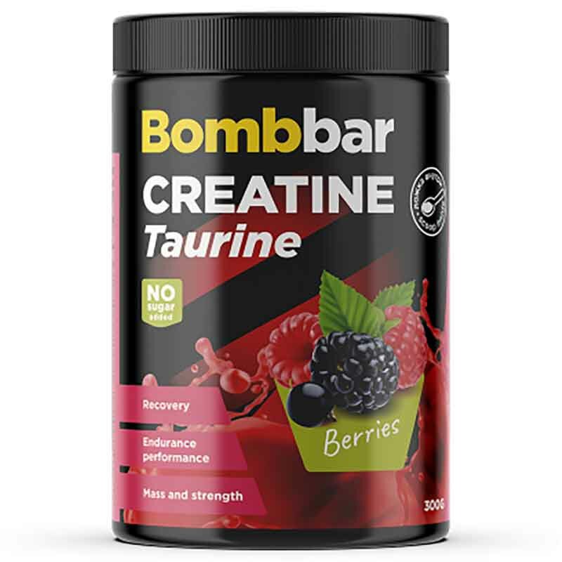 Bombbar Pro Creatine Taurine / Коктейль Креатин + Таурин, порошок 300г