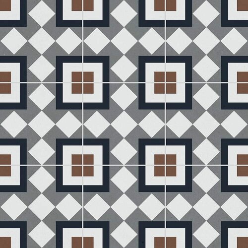 Изображение товара Плитка керамогранит для пола матовый Carpets Bristol Red Staro 600х600/8, упаковка 4 шт. / 1.44 кв. м