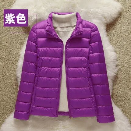 Пуховик VGVFHZY, размер XL, сиреневый