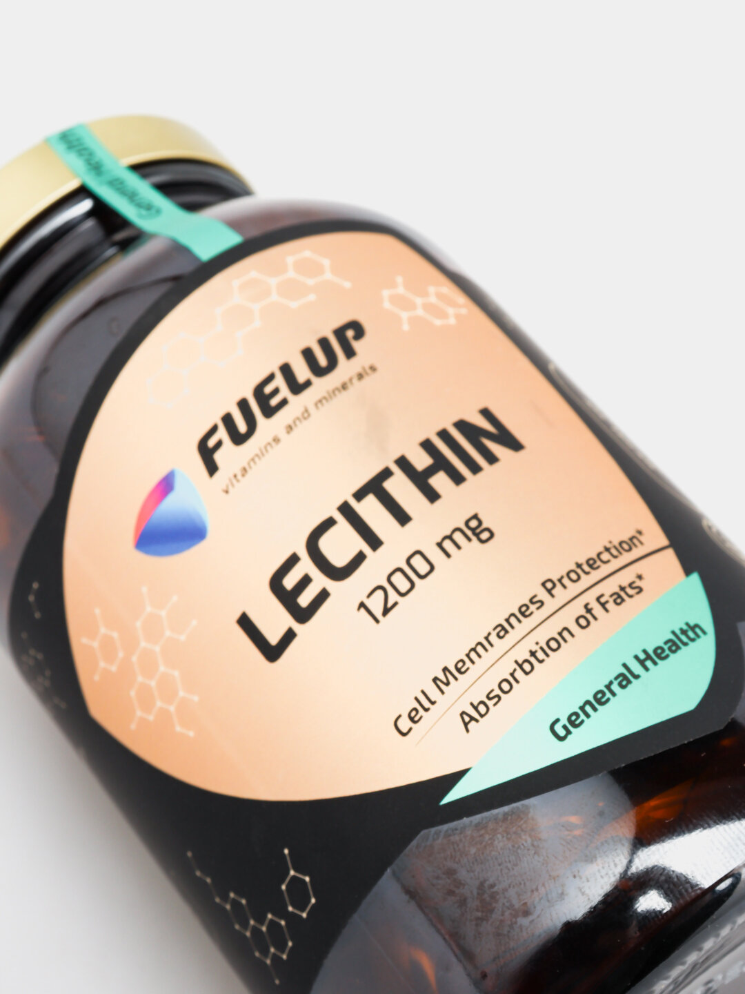 Лецитин FUEL UP Lecithin, для мозга и печени, соевый, без ГМО, 1200мг, 90шт — фото 1