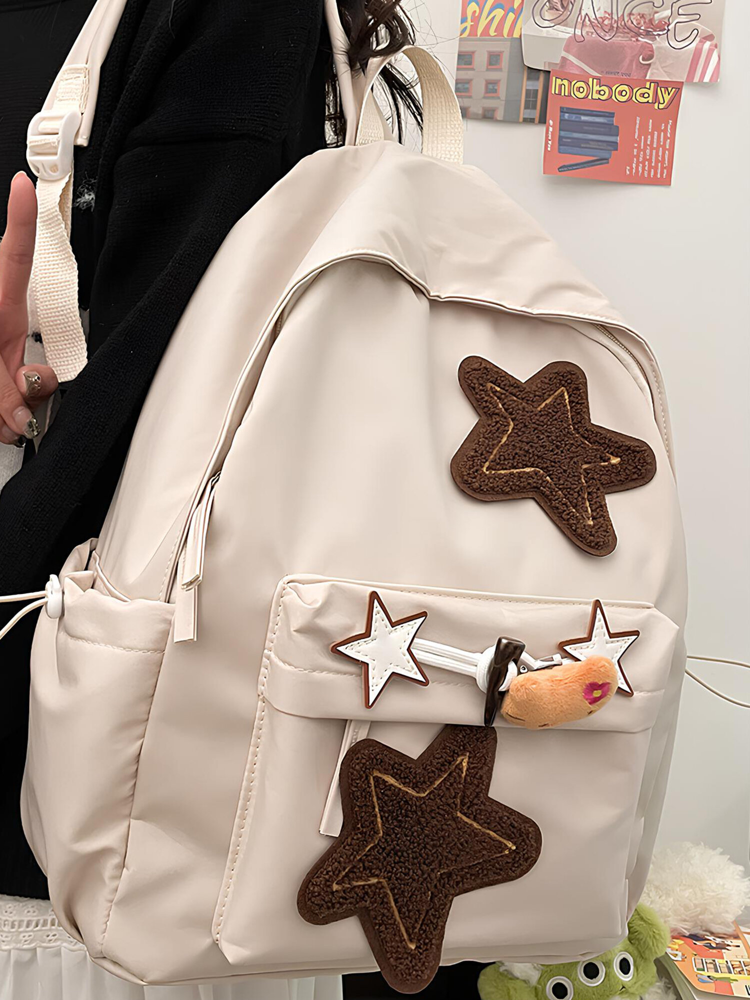 Рюкзак y2k школьный для подростков, портфель городской для девочки — фото 1