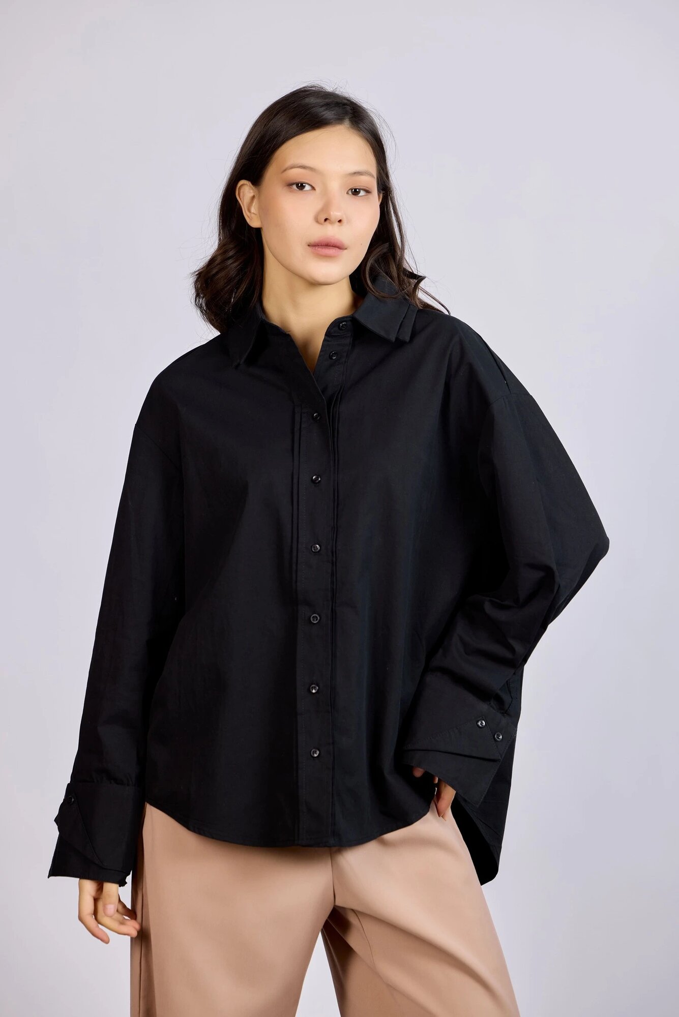 Рубашка Selfie, размер S, черный — фото 1