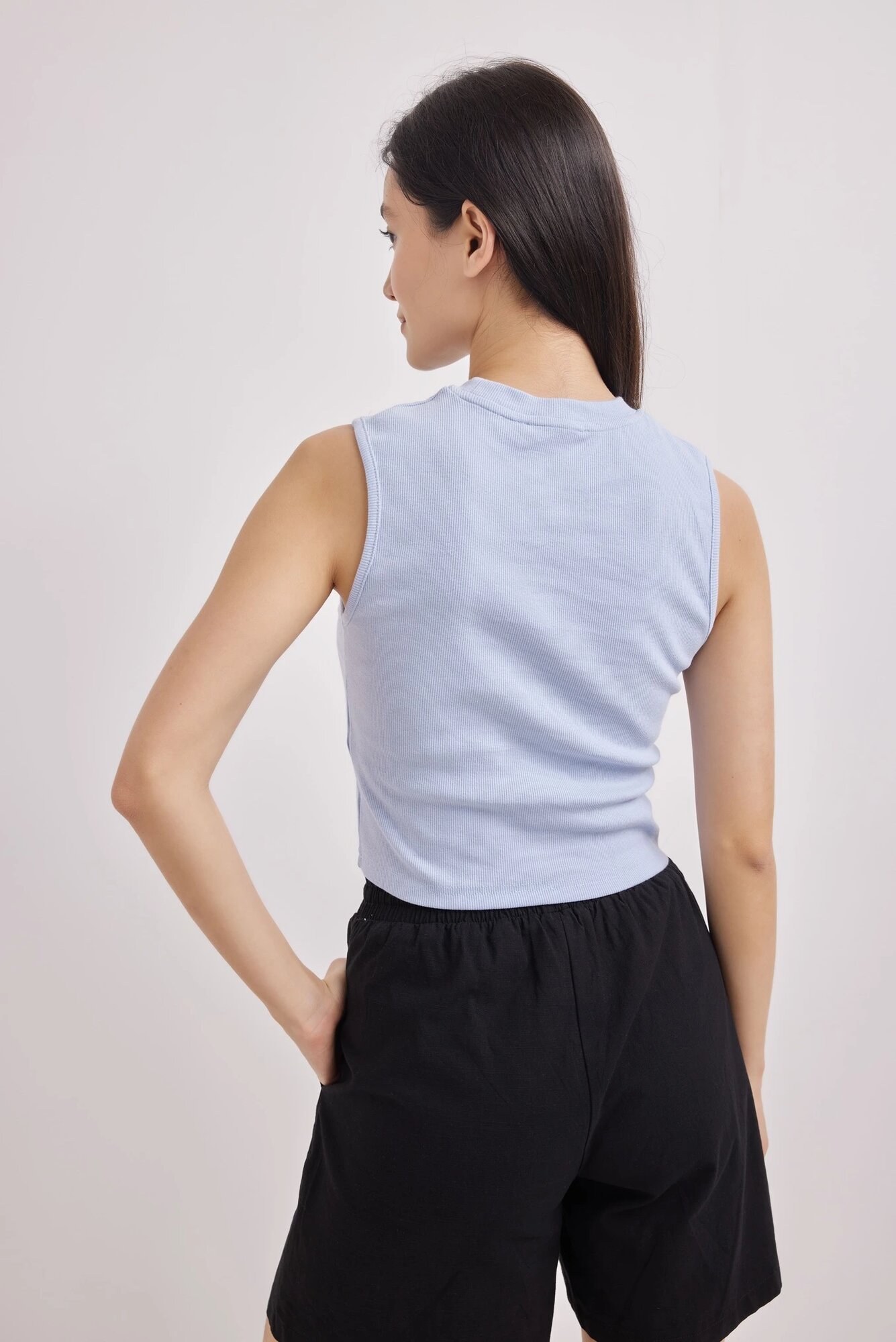 Топ Selfie, размер XS, голубой — фото 1