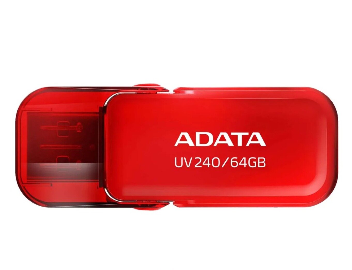 Флэш-накопитель A-Data UV240 64ГБ, USB2.0, красный (AUV240-64G-RRD)