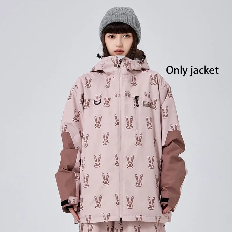 Куртка сноубордическая  размер L розовый