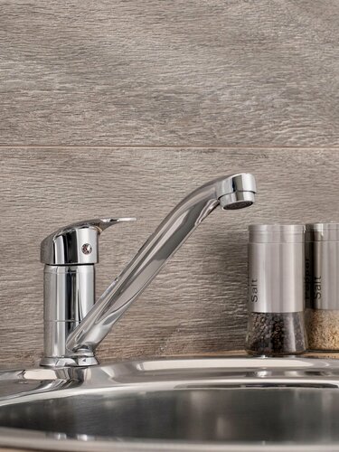 Изображение товара Смеситель для кухни, РМС SL85-004FBS-25, поворотный излив, однорычажный