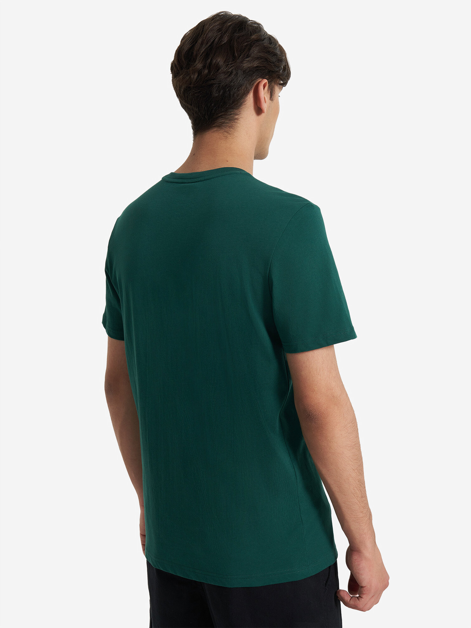 Футболка Fila Men's Essentials T-shirt, размер 50, темно-зеленый — фото 1