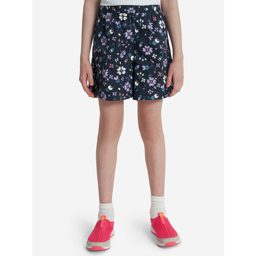 фото Шорты outventure travel girls shorts, размер 134-140, синий