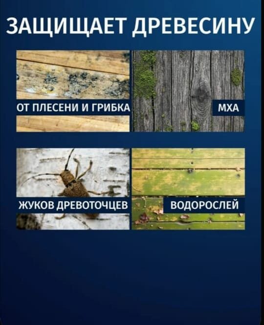 Антисептические Настойки Антисептик для дерева невымываемый