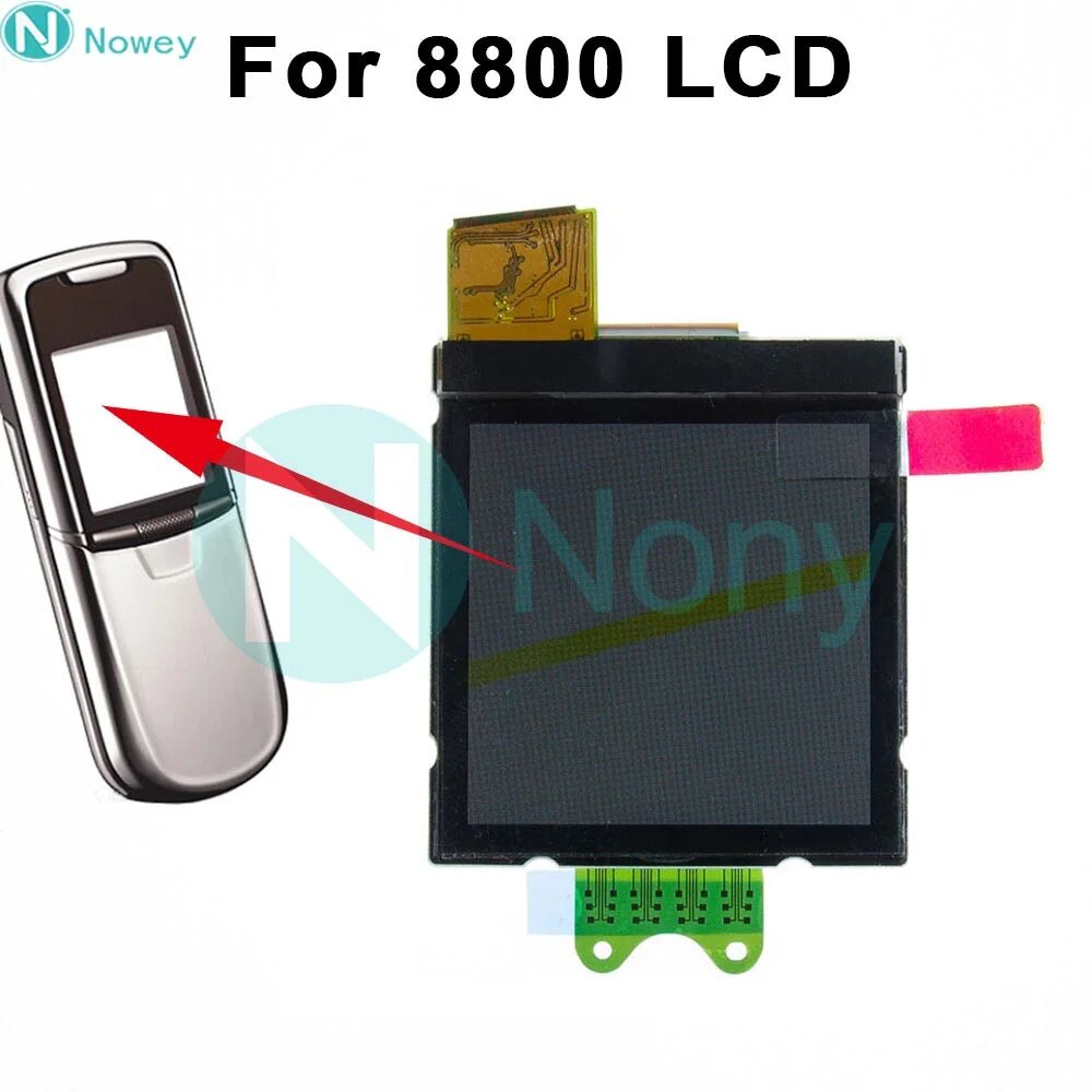 ЖК-экран Nowey 6230i 8800 для Nokia 1616 16611662 1800 5030 1681 1682 1680 2630 2760 1650 2600 Классический ЖК-дисплей Запасная часть, 8800 LCD