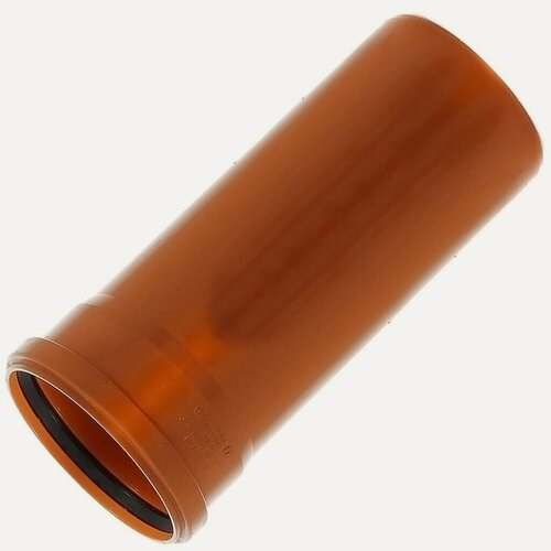 Изображение товара Труба канализационная наружная, диаметр 110х3000х3.2 мм, полипропилен, Нотапласт, рыжая