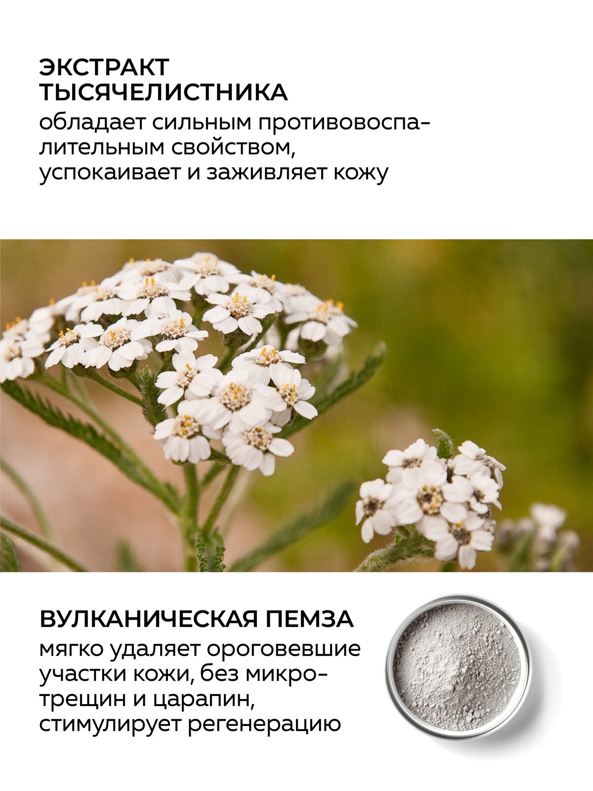 Изображение Скраб для ног GREEN MAMA тысячелистник и вулканическая пемза 100 мл - 2 шт