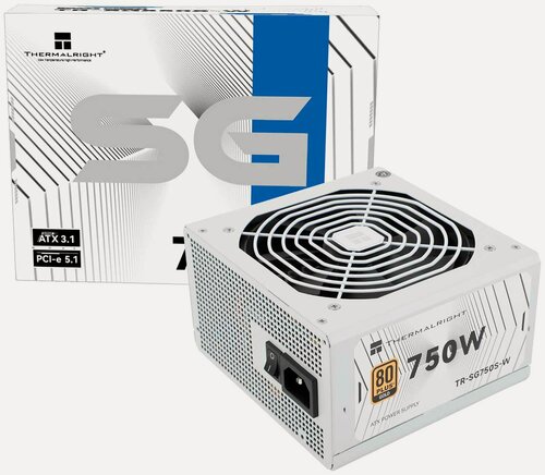 Изображение товара Блок питания Thermalright 750W Gold ATX 3.1 White (TR-SG 750S-W)