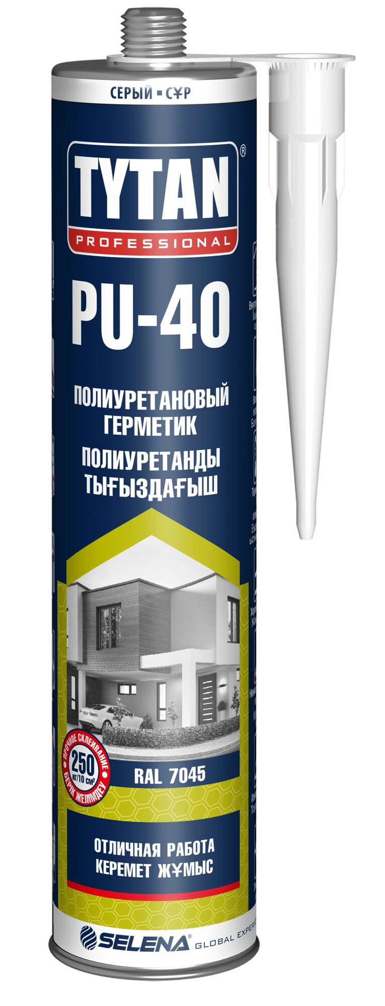 Герметик полиуретановый Tytan Professional PU 40 серый универсальный 310 мл