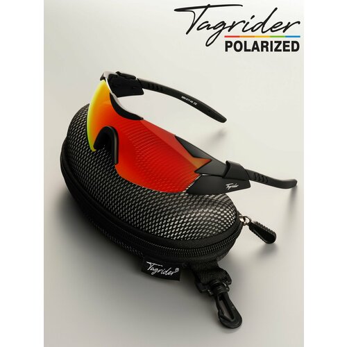 Солнцезащитные очки TAGRIDER, мультиколор, красный