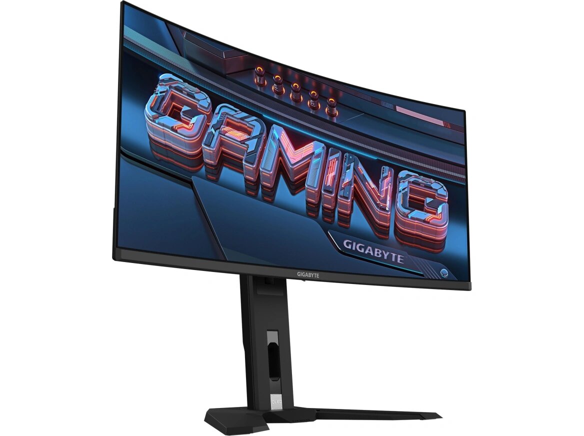 Монитор 34" Gigabyte MO34WQC2, 3440х1440, 240 Гц, OLED, черный (20vm0-mo34wq2bt-1ekr) — фото 1