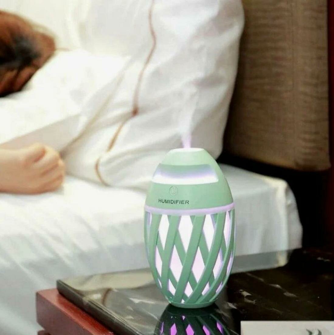 Увлажнитель воздуха мини / Аромадиффузор с подсветкой / Ночник светодиодный