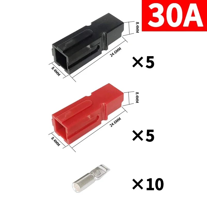 Разъемы SB30 30A 600В DC, 5 пар
