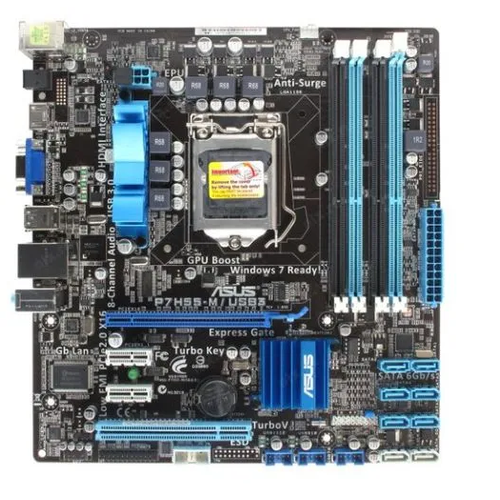 Материнская плата ASUS P7H55-MUSB3 без процессора и кулера microATX 4299₽