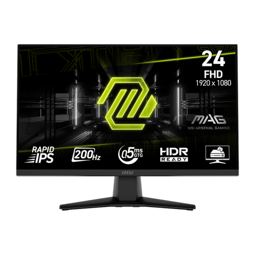 23.8" Монитор MSI MAG 242F, 1920x1080, 200 Гц, IPS, 0.5 мс , 1000:1, 300 Кд/м², черный