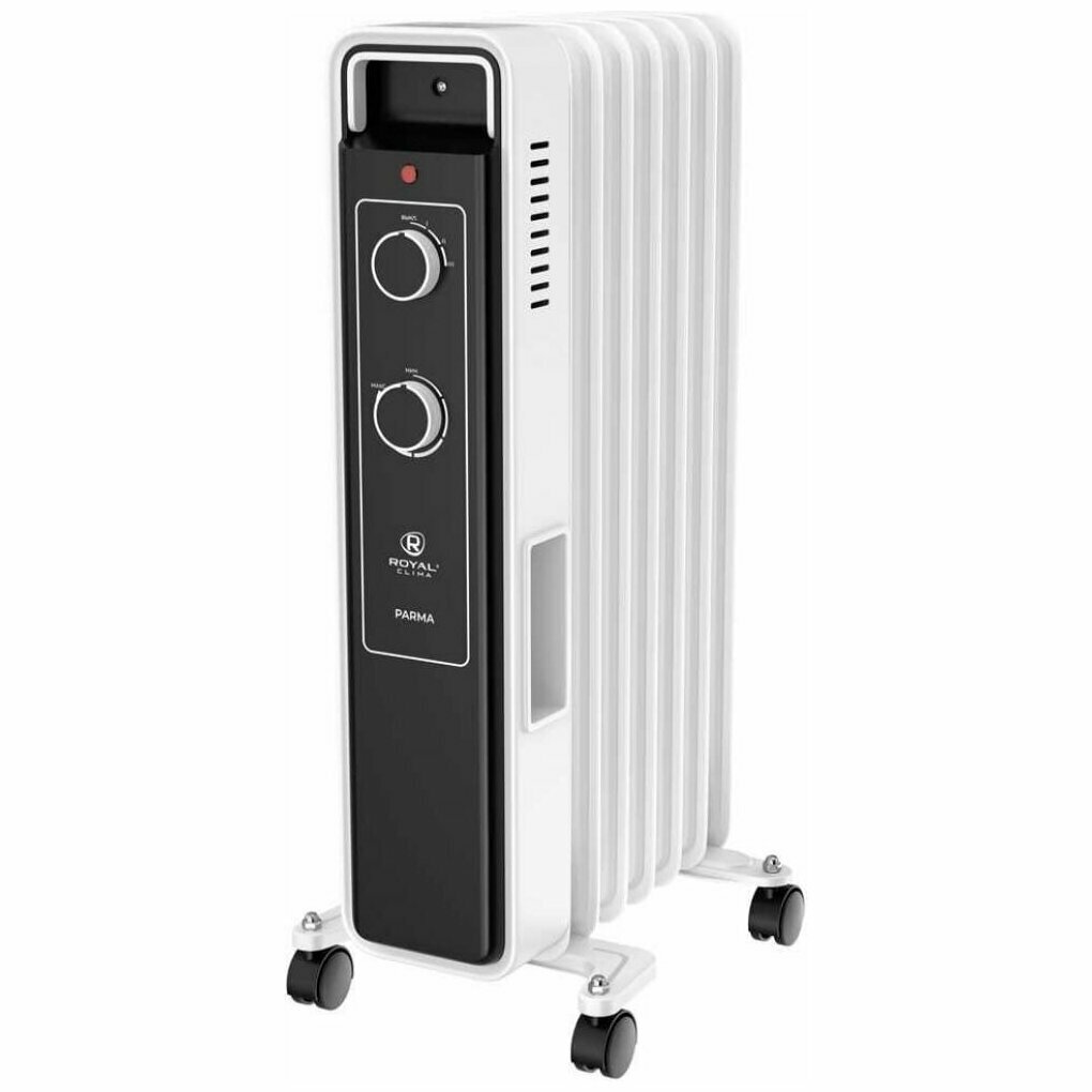 ROYAL CLIMA Радиатор масляный Royal Clima Parma ROR-PR7-1500M 1500Вт белый черный