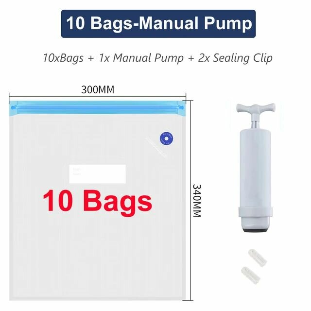 UniXYZ Мешок для хранения нити для 3D-принтера 10 шт-Manual Pump