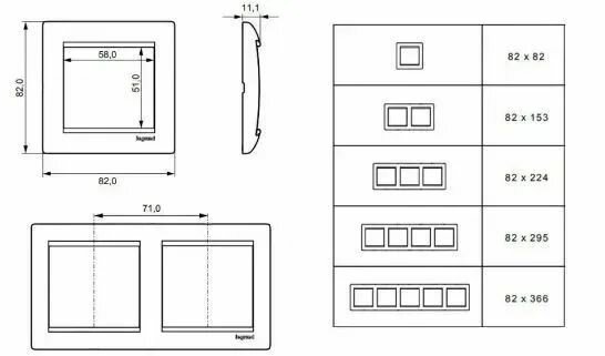 Рамка пятерная Черная для Legrand Valena 770355; 1шт — фото 1