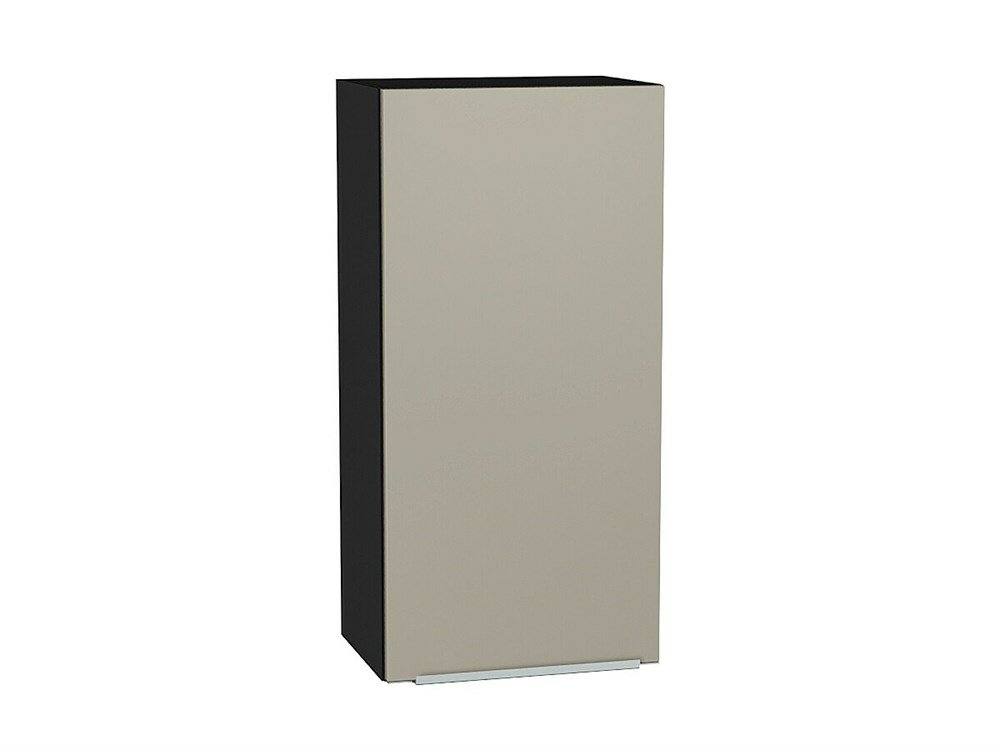 VVT Шкаф верхний с 1-ой дверцей Фьюжн Graphite, Silky Grey, 920, 450 В*Ш*Г 920*450*320, фасад МДФ Silky Grey, корпус Graphite Silky Grey