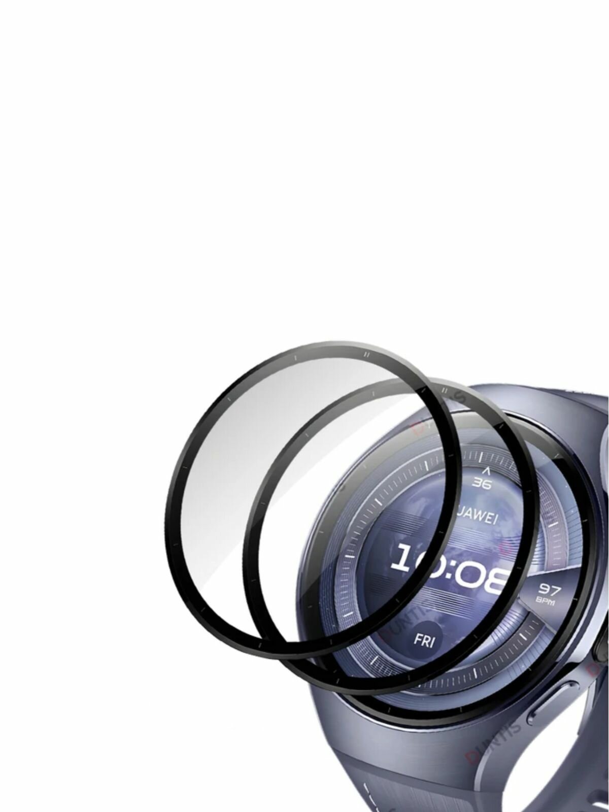 Защитная пленка керамическая Huawei Watch 5 46 мм - 2 шт