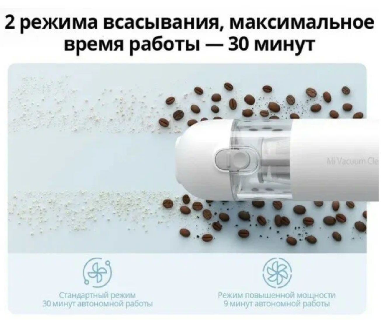 Изображение Пылесос Xiaomi "Vacuum Cleaner mini" SSXCQ01XY, ручной, 40W, белый