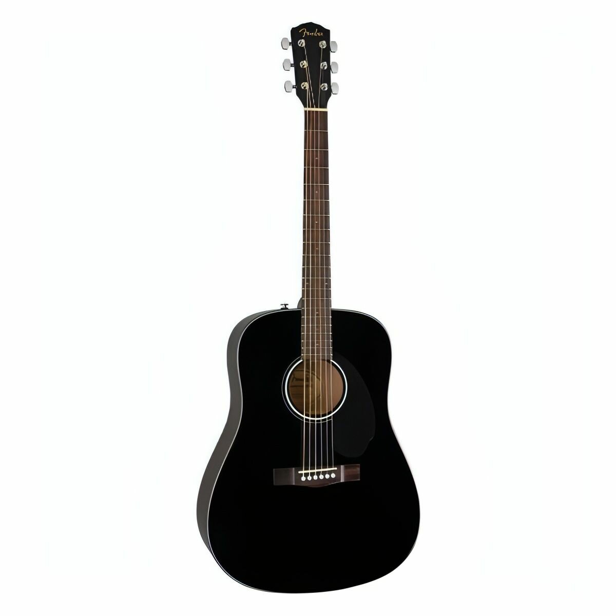 Гитара акустическая Fender CD-60S, Dread Black, 6 струн, корпус из ели и красного дерева