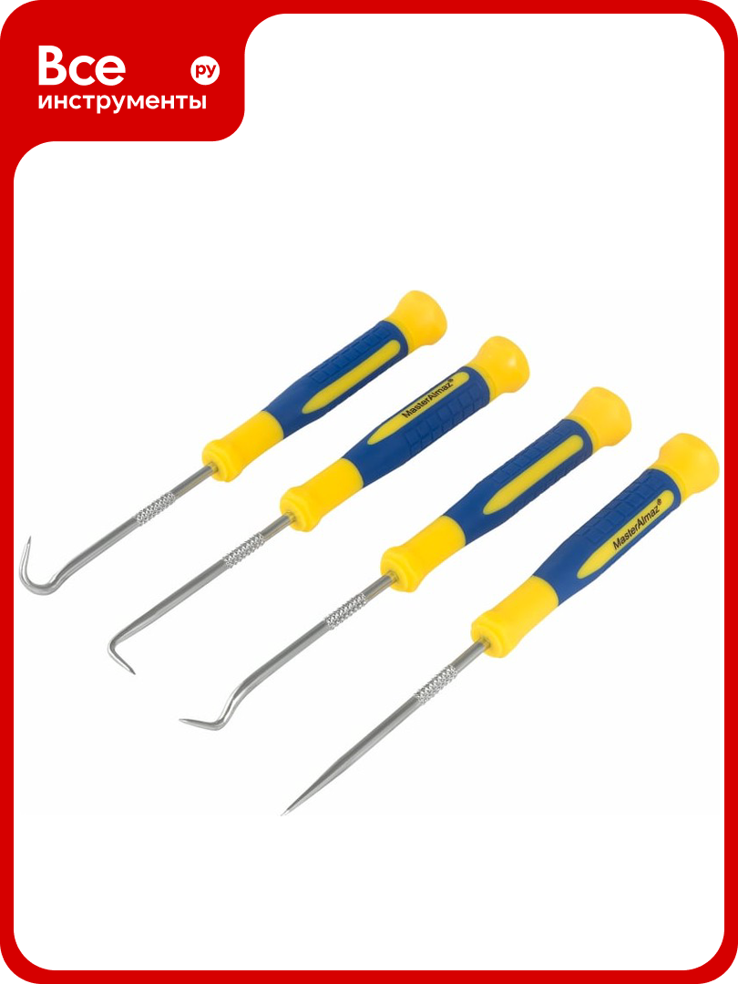 Набор мини-крючков МастерАлмаз 4 шт. 10504020