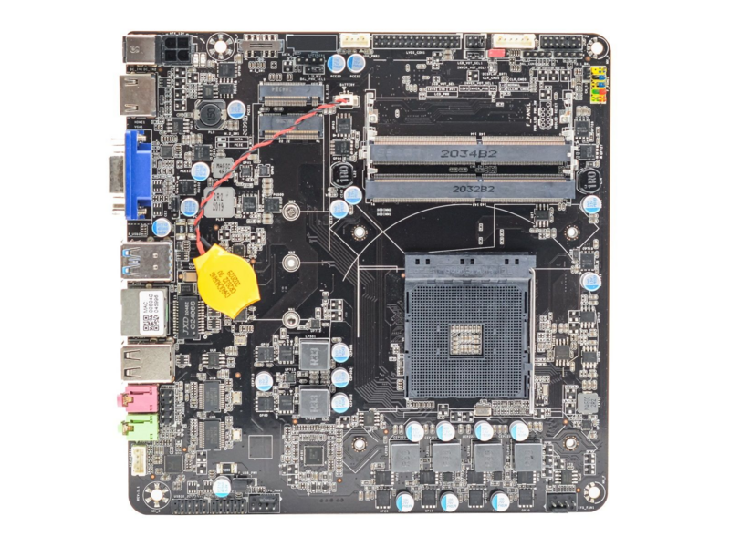 Материнская плата AFMIA300-1L-V4 AM4 Mini-ITX 2xDDR4L M.2 HDMI VGA