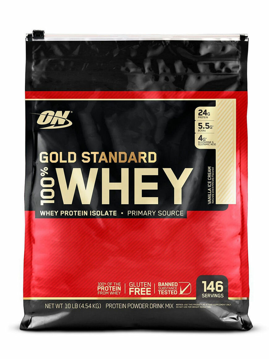 Сывороточный протеин 100% Gold Standard Whey, 4.6кг, шоколад