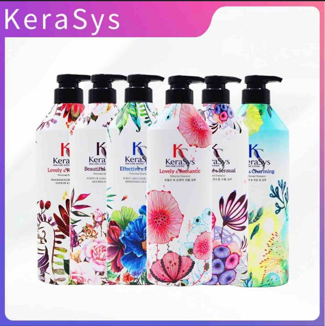 Шампунь Kerasys Perfume, для всех типов, кератин, алоэ, коллаген, для женщин