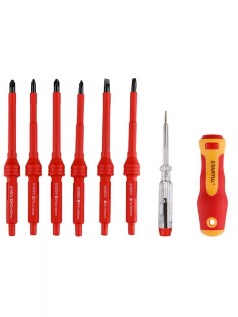 Набор отверток диэлектрических 8 предметов STARTUL Master (ST3051-8)