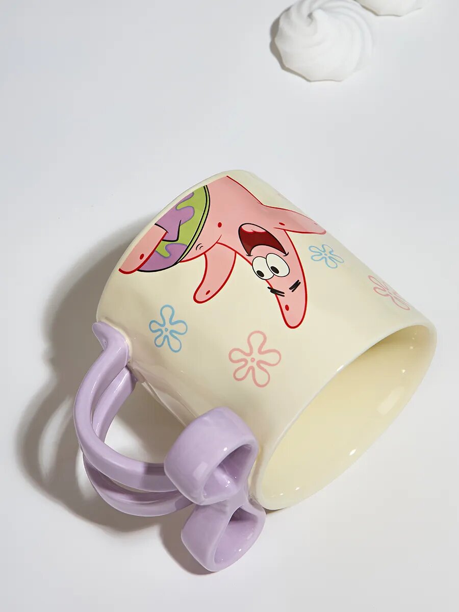 Кружка Тепло в руках "Патрик", керамика, с бантиком, для детей, подарок — фото 1