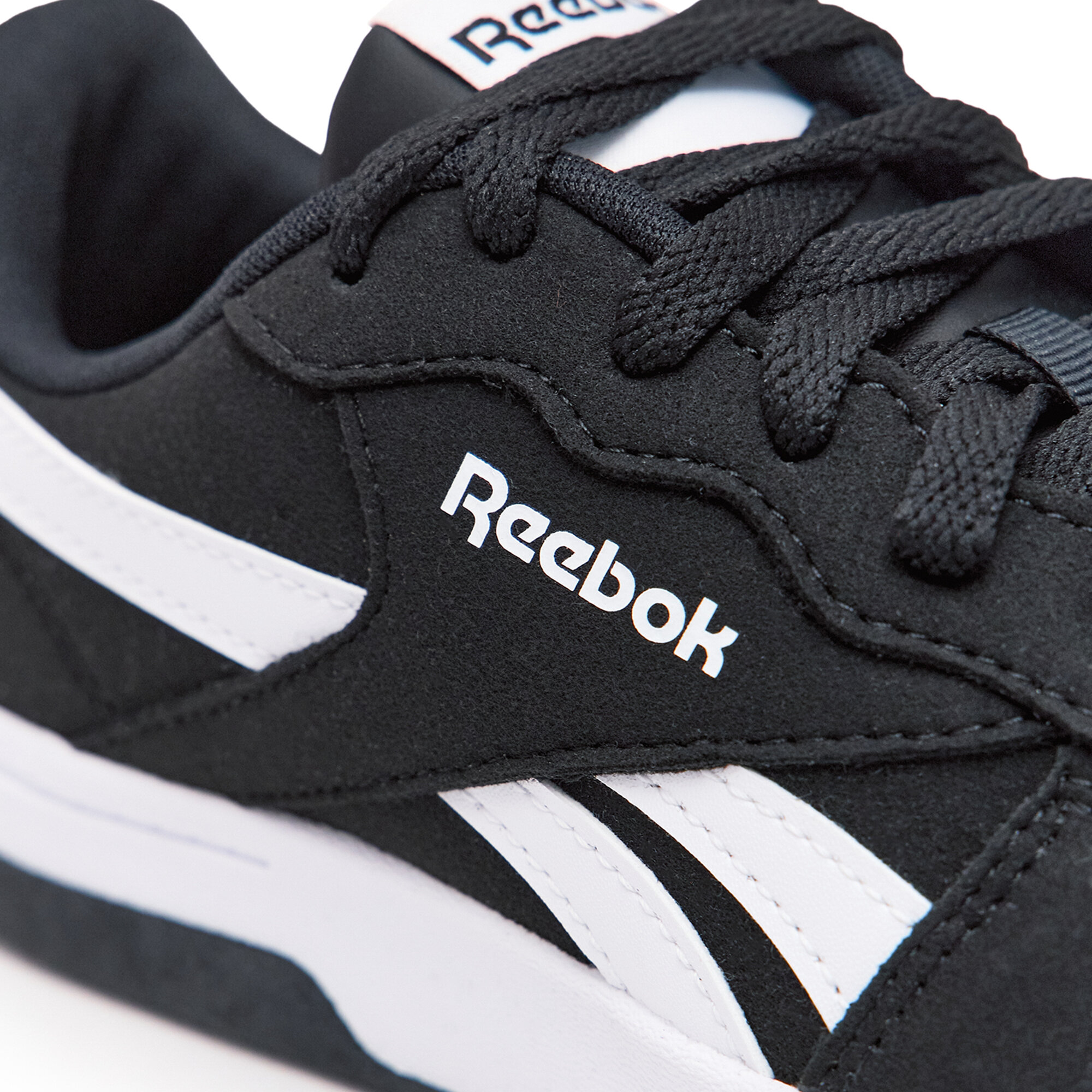Кеды Reebok Prime Serve, размер 10,5 US, черный/белый — фото 1
