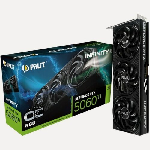 Изображение товара Видеокарта Palit GeForce RTX 5060 Ti INFINITY 3 OC 8G