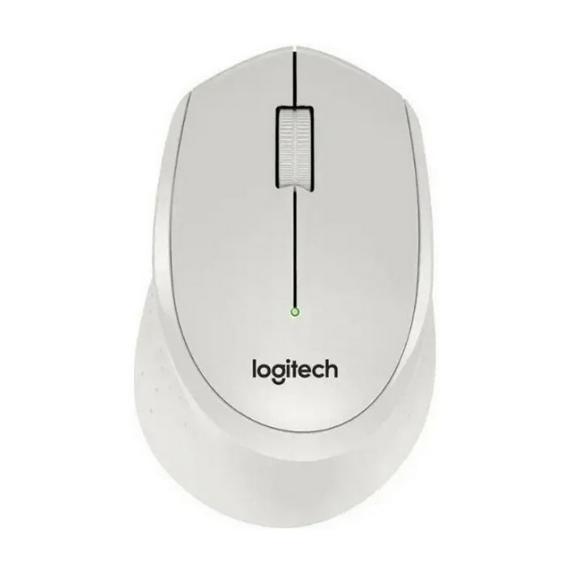 Мышь беспроводная Logitech M330 Silent Plus White белая, оптическая, 1000dpi, 2.4GHz, USB-ресивер, бесшумная, под правую руку