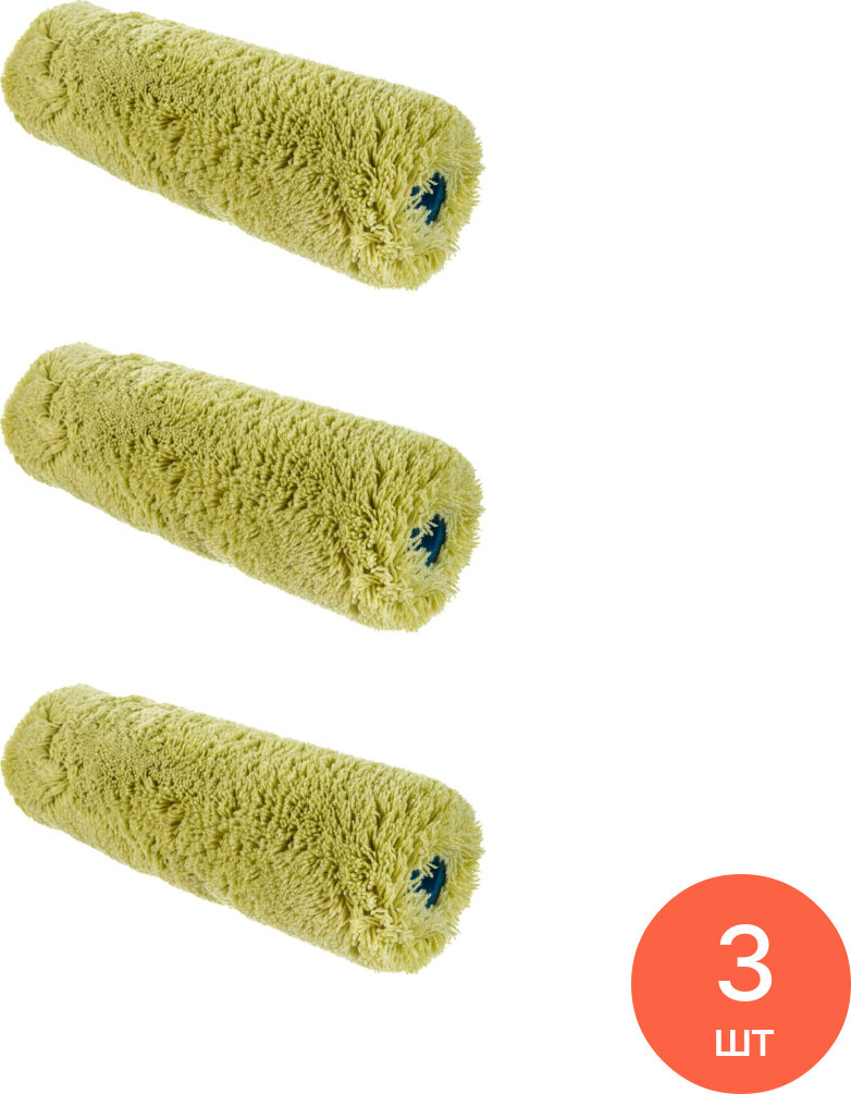 Ролик для валика RemoColor / РемоКолор professional Синтэкс бюгельный фасадный без ручки из полиакрила ворс 18мм диаметр 58мм длина 250мм / строительство и ремонт (комплект из 3 шт)