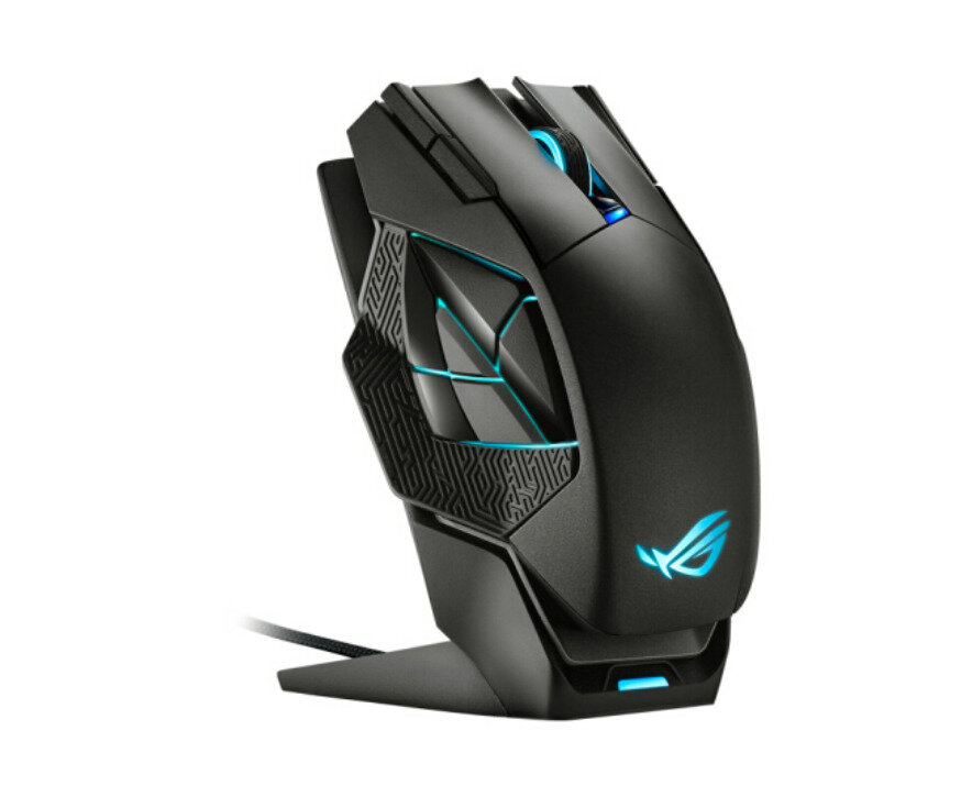 Игровая беспроводная мышь ASUS ROG Spatha X Wireless Gaming Mouse, черная
